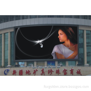 High Resolution Semi-Outdoor Commercial Advertising LED Display (p10 SMD 3in 1)
